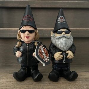 Harley Davidson Garden Gnomes